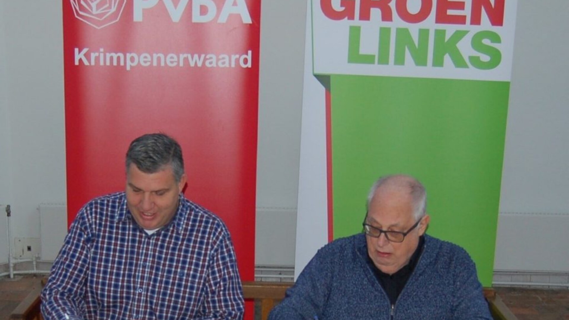 Samenwerking Pvda-Groenlinks in de Krimpenerwaard een feit