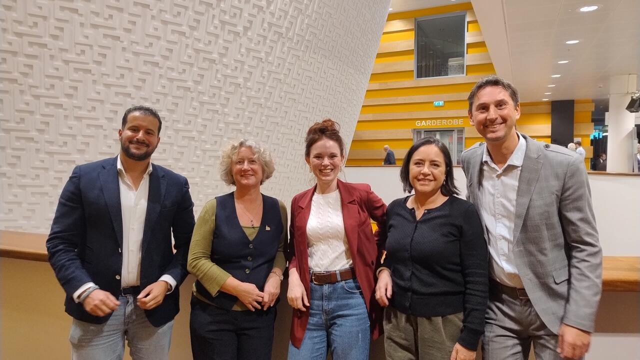 GroenLinks-fractie in Gouda met wethouder Judith Sargentini